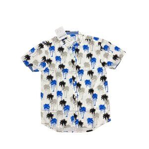 NWT Art & Eden Drippy Palm Trees Shirt sz 10